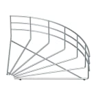 OBO BETTERMANN - Curva 90° passerella grigliata zincata a caldo 105x200 per immersione FT GRB 90 120 GRM.