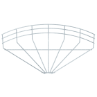 OBO BETTERMANN - Grb 90 140 Ft Curva 90 Passerella Grigliata 105x400 Acciaio Zincato Caldo Immersione.