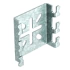 OBO BETTERMANN - Piastra di montaggio grande per passaggio grigliata 111x90 in acciaio zincato a caldo per immersione.