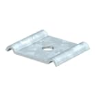 OBO BETTERMANN - GKS 50 07 FS Morsetto di fissaggio per vite M6 60x40 Acciaio zincato in continuo.