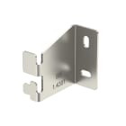 OBO BETTERMANN - Fissaggio a parete orizzontale per passerella grigliata in acciaio INOX A2 1.4301 non trattato, con ulteriore trattamento C H65mm.