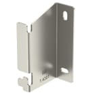 OBO BETTERMANN - Fissaggio a parete verticale per passerella grigliata in acciaio inossidabile A2 1.4301 non trattato, altezza 110mm, con possibilità di ulteriore trattamento.