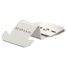 OBO BETTERMANN - Clip fissaggio passante grigliata per profilo MS 82x33x17 in acciaio inox A2 1.4310 non trattato, ulteriore trattamento.