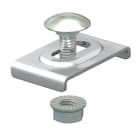 OBO BETTERMANN - Clip fissaggio pass. grigliata per separatore in Acciaio INOX A2 1.4301 non trattato, ulteriore trattamento.