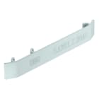OBO BETTERMANN - Targhetta identificazione per passerella grigliate V2A 127x18 Poliammide grigio chiaro RAL 7035.