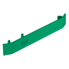 OBO BETTERMANN - Targhetta identificazione per passerella grigliata 127x18 Poliammide verde segnale RAL 6032.
