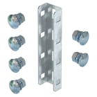 OBO BETTERMANN - VUS 3 FT giunto per profilato a U compresi bulloni 190x45 acciaio zincato caldo immersione.