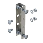 OBO BETTERMANN - Giunto per profilato a U con bulloni 190x45 Acciaio, INOX A2 1.4301 non trattato, ulteriore trattamento.