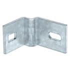 OBO BETTERMANN - BW 80 55 FT angolare di fissaggio per profilato IS 8 80x65 acciaio zincato a caldo per immersione.