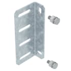 OBO BETTERMANN - Angolare di fissaggio per supporto US 3 e US 5 190x80 in acciaio zincato a caldo per immersione.