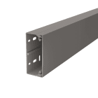 OBO BETTERMANN - Canale portacavi parete base preforata 40x90x2000 Polivinilcloruro grigio pietra RAL 7030 WD-K40090GR.