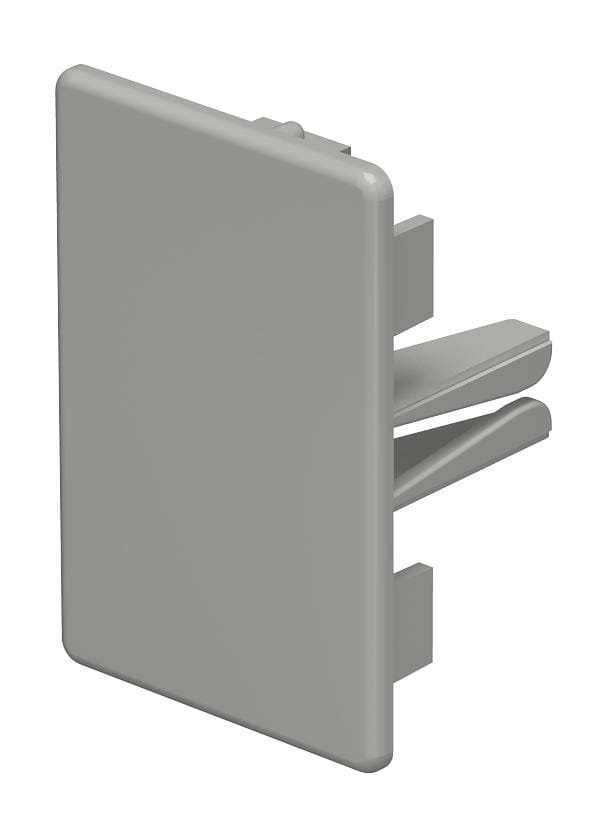 OBO BETTERMANN - Elemento terminale 40x60mm in polivinilcloruro grigio pietra RAL 7030 WD HE40060GR.