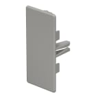OBO BETTERMANN - Elemento terminale 40x90mm in polivinilcloruro grigio pietra RAL 7030 per installazioni WDK.