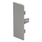 OBO BETTERMANN - Elemento terminale 40x110mm in Polivinilcloruro grigio pietra RAL 7030 WD HE40110GR.