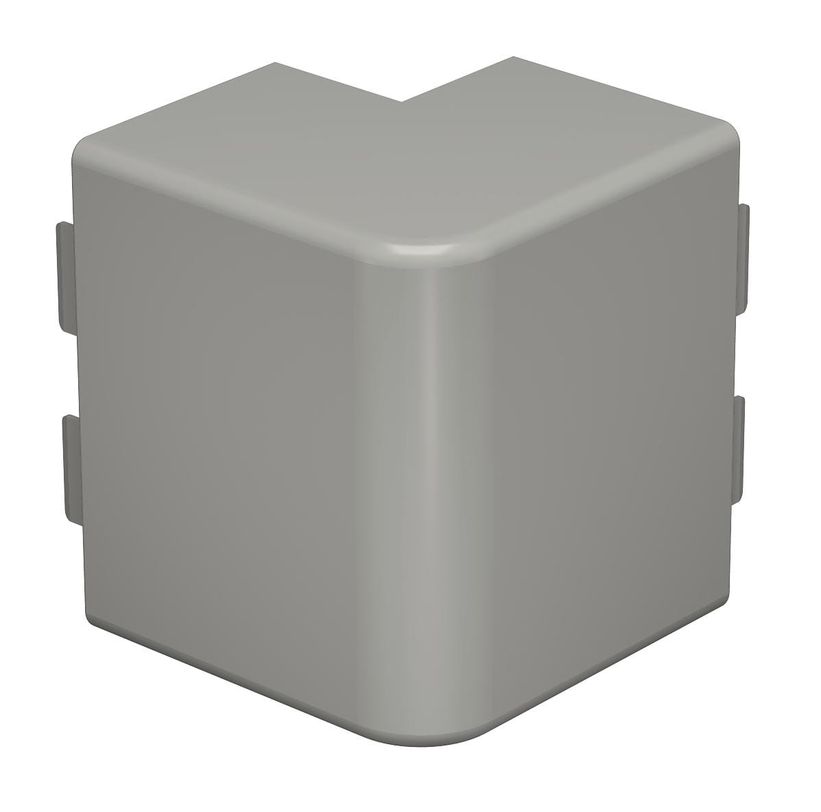 OBO BETTERMANN - Coperchio angolare esterno 60x110mm in Polivinilcloruro grigio pietra RAL 7030 WD HA60110GR.