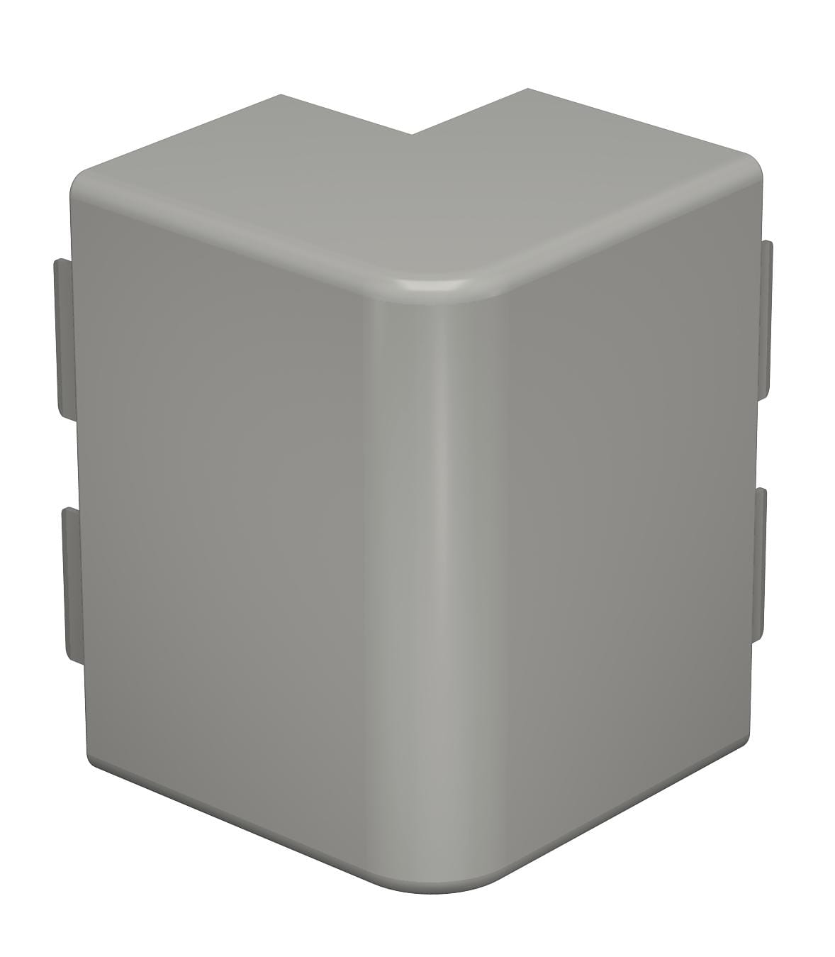 OBO BETTERMANN - Coperchio angolare esterno 60x130mm in Polivinilcloruro grigio pietra RAL 7030 WD-HA60130GR.