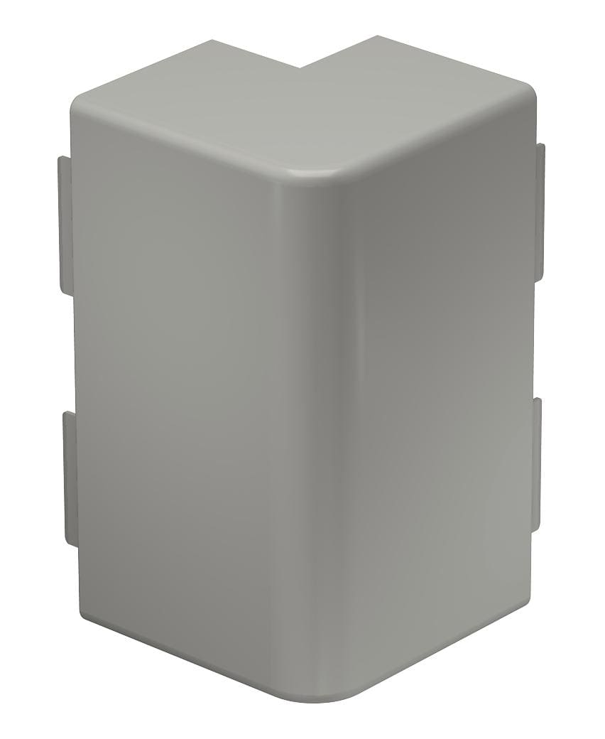 OBO BETTERMANN - Coperchio angolare esterno 60x170mm in Polivinilcloruro grigio pietra RAL 7030 WD-HA60170GR.