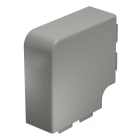 OBO BETTERMANN - Coperchio angolo piano 60x130mm Polivinilcloruro grigio pietra RAL 7030 WDHF60130GR.