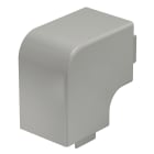 OBO BETTERMANN - Coperchio angolo piano 60x60mm Polivinilcloruro grigio pietra RAL 7030 WDK HF60060GR.