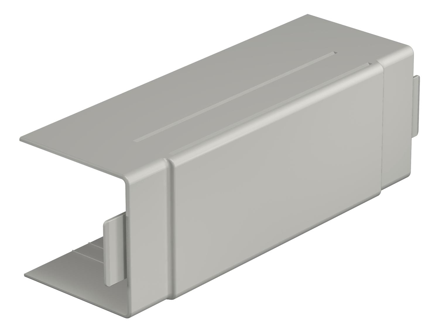 OBO BETTERMANN - Coperchio derivazione a T 60x60mm in Polivinilcloruro grigio pietra RAL 7030 WD HK60060GR.