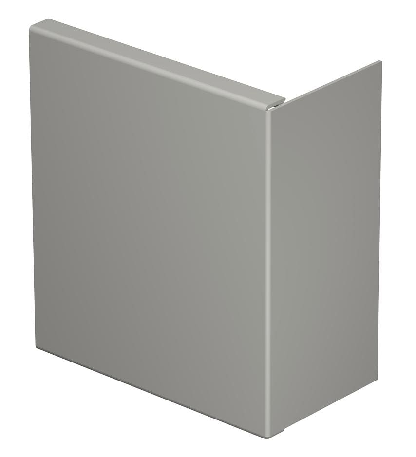 OBO BETTERMANN - Elemento terminale 80x170mm in polivinilcloruro grigio pietra RAL 7030. 6024858