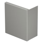 OBO BETTERMANN - Elemento terminale 80x170mm in polivinilcloruro grigio pietra RAL 7030.