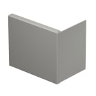 OBO BETTERMANN - Elemento terminale 100x130mm in Polivinilcloruro grigio pietra RAL 7030 WD HE100130GR.