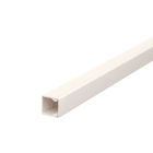 OBO BETTERMANN - Canale portacavi parete 15x15x2000 Polivinilcloruro bianco crema RAL 9001 con base preforata.