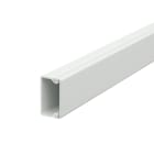 OBO BETTERMANN - Canale portacavi parete base preforata 15x30x2000 Polivinilcloruro grigio chiaro RAL 7035.