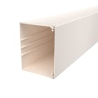OBO BETTERMANN - Canale portacavi parete base preforata 100x130x2000 Polivinilcloruro bianco crema RAL 9001.