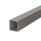 OBO BETTERMANN - Canale portacavi parete base preforata 30x30x2000 Polivinilcloruro grigio pietra RAL 7030 WD-K30030GR.