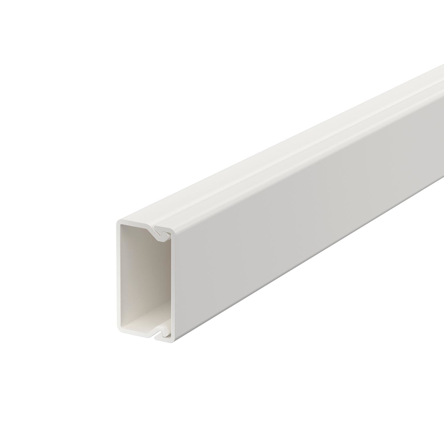 OBO BETTERMANN - Canale portacavi parete 15x30x2000 con pellicola adesiva Polivinilcloruro bianco RAL 9010.