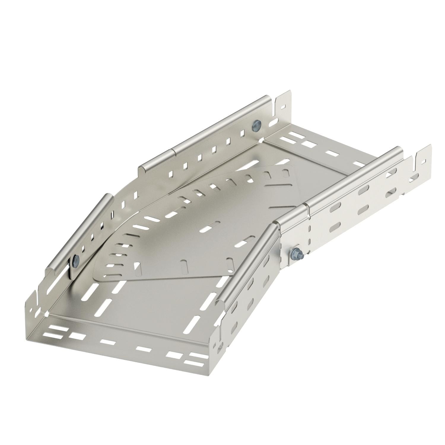 OBO BETTERMANN - Curva regolabile con connettore rapido 60x100 in acciaio inox A4 1.4571, non trattato, ulteriore trattamento RBMV 610 A4.
