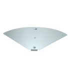 OBO BETTERMANN - Coperchio curva regolabile Magic per RBMV 104x201 in Acciaio zincato continuo da 0 a 90°.