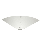 OBO BETTERMANN - DFBMV 100 A4 Coperchio curva regolabile Magic da 0 a 90 per RBMV 104x201 in acciaio inox 1.4571 non trattato con ulteriore trattamento.