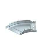 OBO BETTERMANN - RBM 45 320 FS Curva 45 con connettore rapido 35x200 Acciaio zincato in continuo.