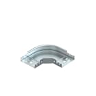 OBO BETTERMANN - RBM 90 310 FS CURVA 90 con connettore rapido 35x100 Acciaio zincato in continuo.