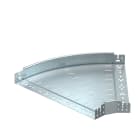 OBO BETTERMANN - Curva 45° RBM 45 650 FT con connettore rapido 60x500 in Acciaio zincato a caldo per immersione.