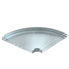 OBO BETTERMANN - Curva 90° con connettore rapido 60x600 in acciaio zincato continuo RBM 90 660 FS.