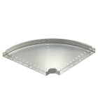 OBO BETTERMANN - Curva 90° con connettore rapido 60x600 in Acciaio INOX A2 1.4301 non trattato, ulteriore trattamento RBM 90 660 A2.