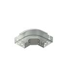 OBO BETTERMANN - RBM 90 610 A4 Curva 90° Connettore Rapido Acciaio Inox 60x100 1.4571 Non Trattato Ulteriore Trattamento.