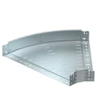 OBO BETTERMANN - Curva 45° con connettore rapido 85x600 in acciaio zincato continuo RBM 45 860 FS.