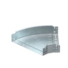 OBO BETTERMANN - Curva 45° con connettore rapido 85x400 in Acciaio zincato a caldo per immersione RBM 45 840 FT.