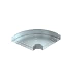 OBO BETTERMANN - Curva 90° con connettore rapido 85x400 in acciaio zincato continuo RBM 90 840 FS.
