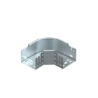 OBO BETTERMANN - RBM 90 810 FT Curva 90° con Connettore Rapido 85x100 Acciaio Zincato a Caldo per Immersione.