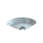OBO BETTERMANN - RBM 90 840 FT Curva 90° con Connettore Rapido 85x400 Acciaio Zincato a Caldo per Immersione.