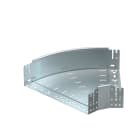 OBO BETTERMANN - RBM 45 140 FS Curva 45 con connettore rapido 110x400 Acciaio zincato in continuo.