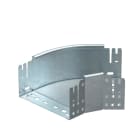 OBO BETTERMANN - RBM 45 120 FT Curva 45° con Connettore Rapido 110x200 Acciaio Zincato a Caldo per Immersione.