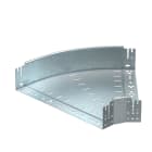 OBO BETTERMANN - Curva 45° con connettore rapido 110x500 in Acciaio zincato a caldo per immersione RBM 45 150 FT.