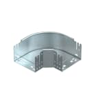 OBO BETTERMANN - RBM 90 115 FT Curva 90° con Connettore Rapido 110x150 Acciaio Zincato a Caldo per Immersione.